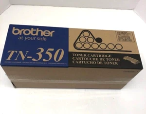 Brother TN-350 Black Toner Cartridge TN350 Genuine OEM - WEIGHS 100% FULL! - Picture 1 of 6