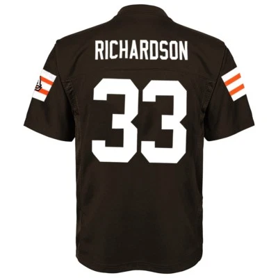 Camiseta deportiva marrón juvenil Trent Richardson NFL Cleveland Browns nivel medio local (S-XL) Foto 1 de 2