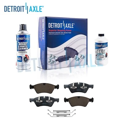 Front Ceramic Brake Pads Hardware for 2006 2007-2009 Mercedes-Benz E350 E550 AWD - Image 1 of 4