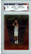 1998 Upper Deck SP Top Prospects Vince Carter #42 AGC Gem Mint 10