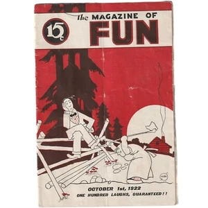 Magazine of Fun  Oct 1 1922 snappy humor - Picture 1 of 3