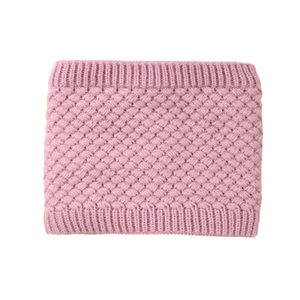 Kids Neck Warmer Boy Girl Knitted Plush Ring Scarves Thicken Ski Face Mask Cover - Picture 1 of 19