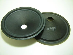 Pair 10" Paper Speaker Cones - Recone Parts - 451033-5 - Picture 1 of 1