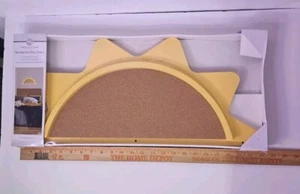 Huntington Home Sunrise Decorative wall shelf 23" X 10" With Cork Board New Box - Picture 1 of 8