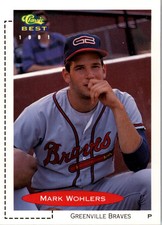 1991 Classic/Best #331 Mark Wohlers