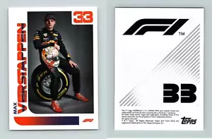 Max Verstappen #33 Formula 1 Season 2021 Topps Sticker - Picture 1 of 1