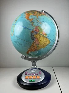 Vintage Geo-Safari World Talking Globe EI-8890U Educational Insights Blue WORKS - Picture 1 of 24