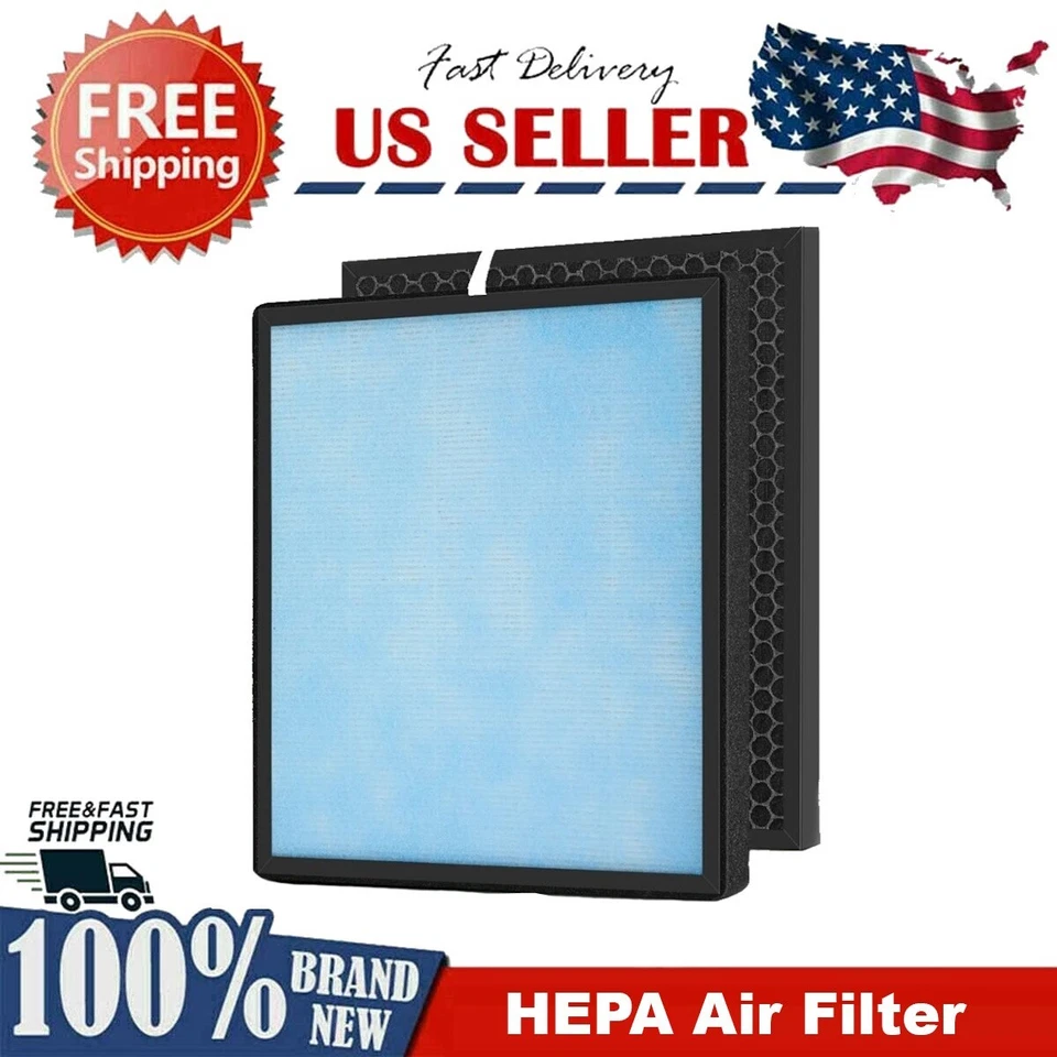 Repuesto de filtro de carbono True HEPA para purificador de aire inteligente HATHASPACE HSP001 Foto 1 de 4