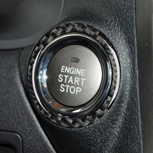 For Lexus IS250 300 350 2006-2012 Carbon Fiber Engine Start Stop Ring Trim Cover - Picture 1 of 6