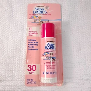 Vintage New Coppertone Water Babies Sunblock stick sunscreen SPF 30 kids 2000 - Picture 1 of 5