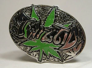 Como nuevo con etiquetas - Hebilla de cinturón de metal hoja de olla con licencia oficial "TWIZTID" - Imagen 1 de 3