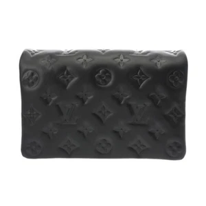 LOUIS VUITTON Monogram COUSSIN embossed pouch Noir M80742 800000136600000 - Picture 1 of 10