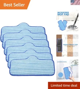 High Absorption Microfiber Pads for Dupray Neat Steam Cleaner – 6 Washable Pads - Picture 1 of 8