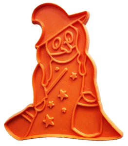 Kiddy Kreetures AUSSTECHFORM Halloween Vintage WILMA HEXE BESEN 1979 Kunststoff - Bild 1 von 3
