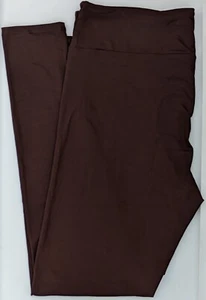 Tween LuLaRoe Solid Dark Chocolate Brown Leggings Kids 12 to 00 New - Picture 1 of 6