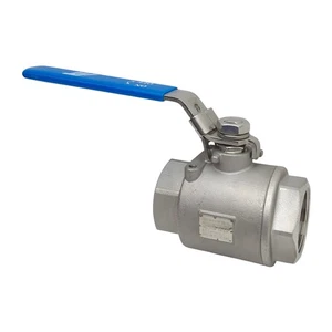 A-T Controls 20-TH-0150-XXX Stainless Steel Ball Valve, 1-1/2in NPT, 1000psi - Picture 1 of 11