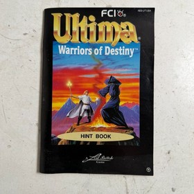 Vintage Ultima V: Warriors of Destiny (Nintendo / NES) Video Game Hint Book