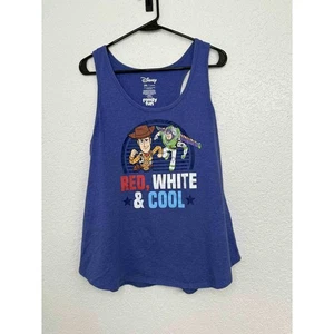 Disney Toy Story Red White Cool Tank Top Juniors 2XL Patriotic - Picture 1 of 3