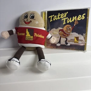 Tater Tunes CD + Spuddy Buddy Plüsch Idaho Kartoffel Kommission Maskottchen Promo Set - Bild 1 von 6