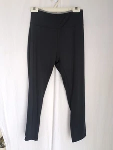 REEBOK Leggings Athletic Pants Lg Black  - Picture 1 of 10