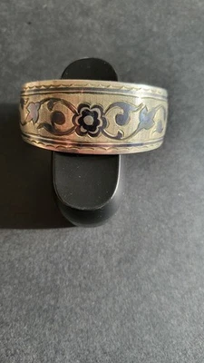 Brazalete Niello Vintage Soviético Kubachi 875 Plata - Perfecto Estado Foto 1 de 4