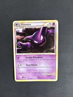 Pokémon TCG Haunter HGSS Triumphant 35/102 Regular Uncommon Non Holo - MP - Image 1 of 4