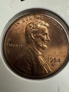 1984 D  Lincoln Penny , P551 - Picture 1 of 2
