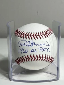 Ron Hansen - Autographed Official MLB Baseball - Inscribed '1960 AL ROY' Tristar - Picture 1 of 2