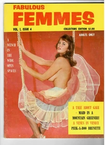 FABULOUS FEMMES Herren Magazin #4 Figur Modelle 1963 Gloria Scott, Bonnie Boyd + - Bild 1 von 4