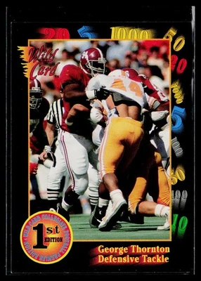 1991 Wild Card Draft #136 George Thornton - Image 1 of 2