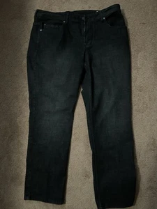 Buffalo David Bitton Jeans 38x30 Black Cotton Jackson Straight Stretch Fit Nwt - Picture 1 of 4