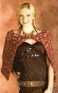 PRETTY Captivating Capelet/Apparel/Crochet Pattern - Picture 1 of 1