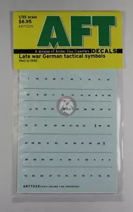 Archer Fine Transfers 1/35 German Tactical Symbols Late War (1943-1945) AR77025 - Bild 1 von 1