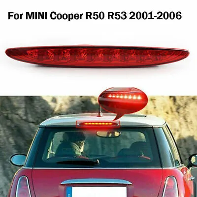 Red 3RD Third LED Rear Brake Light Stop For MINI COOPER ONE R50 R53 2001-2006 BT • 23.70€