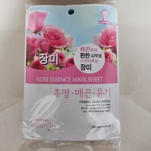 Natureby Essence Mask Sheet Rose 23g 10pcs exp 11-2027 - Picture 1 of 3