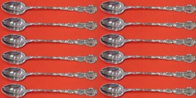 Juego de 12 cucharas de té heladas de plata esterlina Strasbourg by Gorham de 7 5/8" Foto 1 de 4