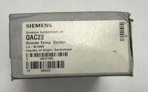 SIEMENS QAC22 SONDE TEMPERATURE EXTERIEURE LG-NI1000 - Imagen 1 de 3