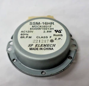 LG Microwave Turntable Elite MOTOR, AC SYNCHRONOUS 6549W1S013X for LMV1764ST - Picture 1 of 5