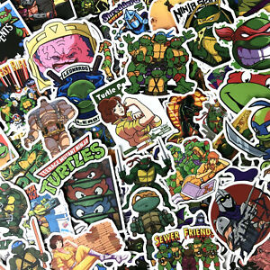 Teenage Mutant Ninja Turtles TMNT Sticker Pack 4 Car Window Peeker Decal Laptop Stickers