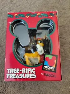 Disney Enesco Mickey Unlimited Weihnachtsschmuck PLUTO Rentier Strumpf Vintage - Bild 1 von 6