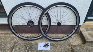 28" Laufräder Shimano ALFINE, SP HUB PV-8 Nabendynamo Schwalbe MARATHON (E-Bike - Bild 1 von 9