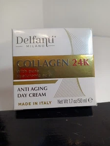 DELFANTI Milano CREMA GIORNO COLLAGENE 24K anti invecchiamento con acido ialuronico puro - Foto 1 di 9
