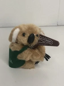 1980’s Koala Clip On Hugger Plush Toy Grabber Movable Head Australia Souvenir - Bild 1 von 4