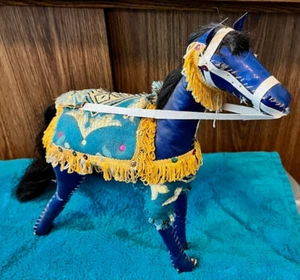 Vintage Handmade Stitched Leather Bedouin Horse RARE - Picture 1 of 2