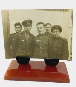 Old Vintage Military Soviet Army Photo Handsome Soldier Young MEN Lovable Guy - Picture 1 of 4