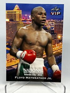 Floyd Mayweather Jr. Leaf 2022 Exclusive Card VIP3 NSCC - The National