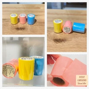 [MUJI] Sticky Note Roll Perforated/ Yellow/ Blue/ Pink 50mm x 7m 無印良品便利貼(附裁線紙捲式) - Picture 1 of 8
