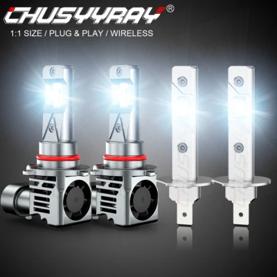 Комплект светодиодных фар дальнего/ближнего света для Infiniti M35 2006 2007 2008 годов выпуска 6000K - Изображение 1 из 4