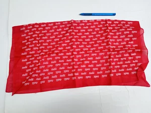 Vintage COCA COLA SCHAL ROT 80er EX JUGOSLAWIEN WERBUNG - Bild 1 von 2