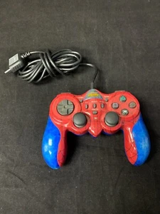 Controlador de choque doble Naki Spider-Man PS2 sin probar - Imagen 1 de 2